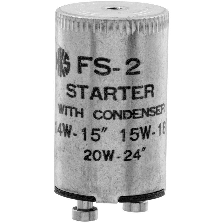 Hubbell Neostart Fluorescent Starter For 14, 15 and 20W Lamps, 1.5 x 0.7 x 0.7 in.