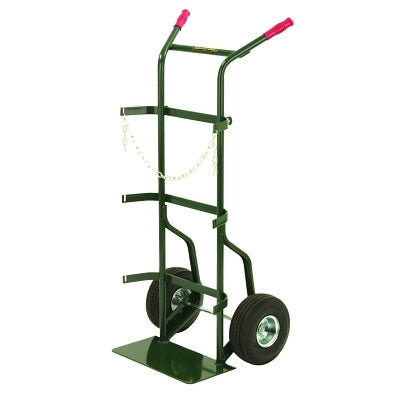 Series 700 Truck, Holds 9-1/4 Cylinders, 10 in dia x 3-1/2 in W Pneumatic B.B. Wheels