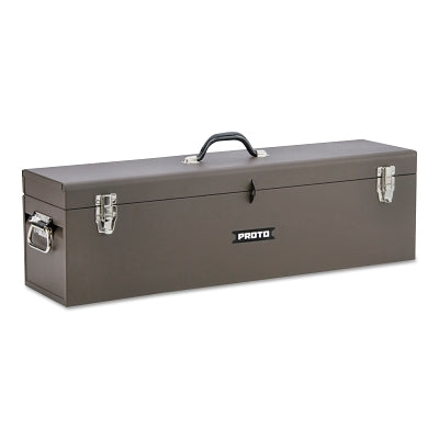 Carpenter's Box, 32 in W x 8-1/2 in D x 9-1/2 in H, Steel, Brown
