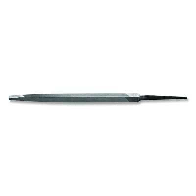 Taper File, 6 in, Extra Slim, Single Cut, without Handle