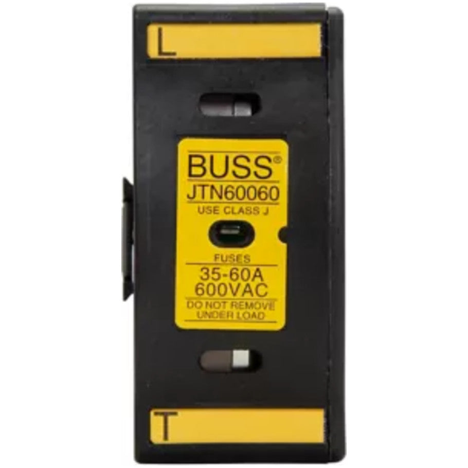 Safety J Class J Finger Safe Indicating Fuse Holder, 60A, 600V, 1-Pole