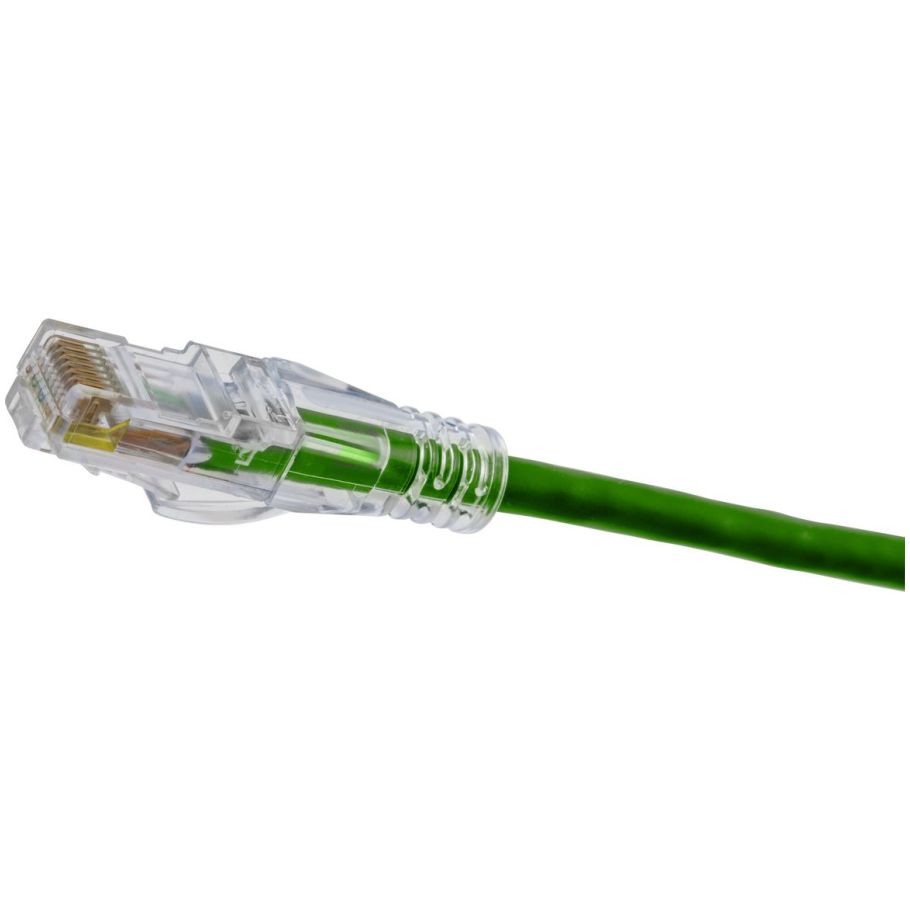 NEXTSPEED Category 6A Patch Cords, Low Diameter, 7 ft., Green