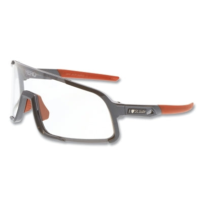 Hulk HK4 Series Safety Glasses, Clear Lens, MAX6 Anti-Fog Coating, Gun Metal Polycarbonate Frame