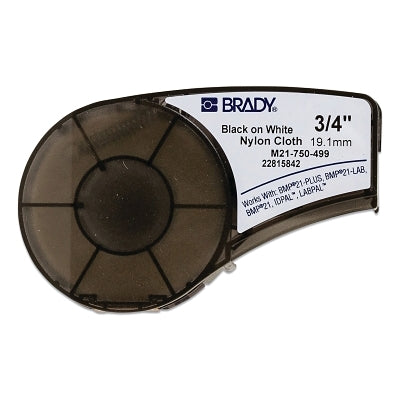 BMP21 Plus Series B-430 Clear Polyester Component/Panel Label, 16 ft L x 0.75 in W, Black on White