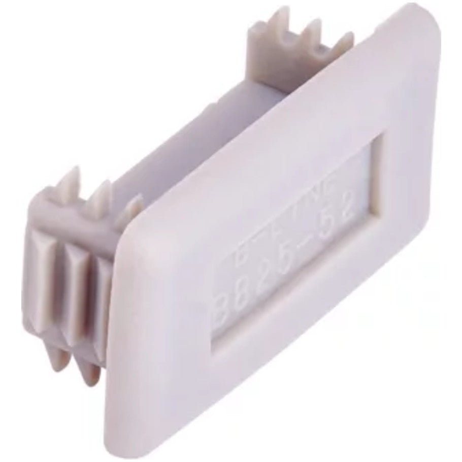 Channel End Cap, Polyurethane, Gray, For B52