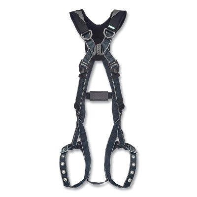 V-FIT Arc Flash Full-Body Harness, Back D-Ring, Super XL, QC Chest/Tongue-Buckle Leg Straps, Shoulder Padding
