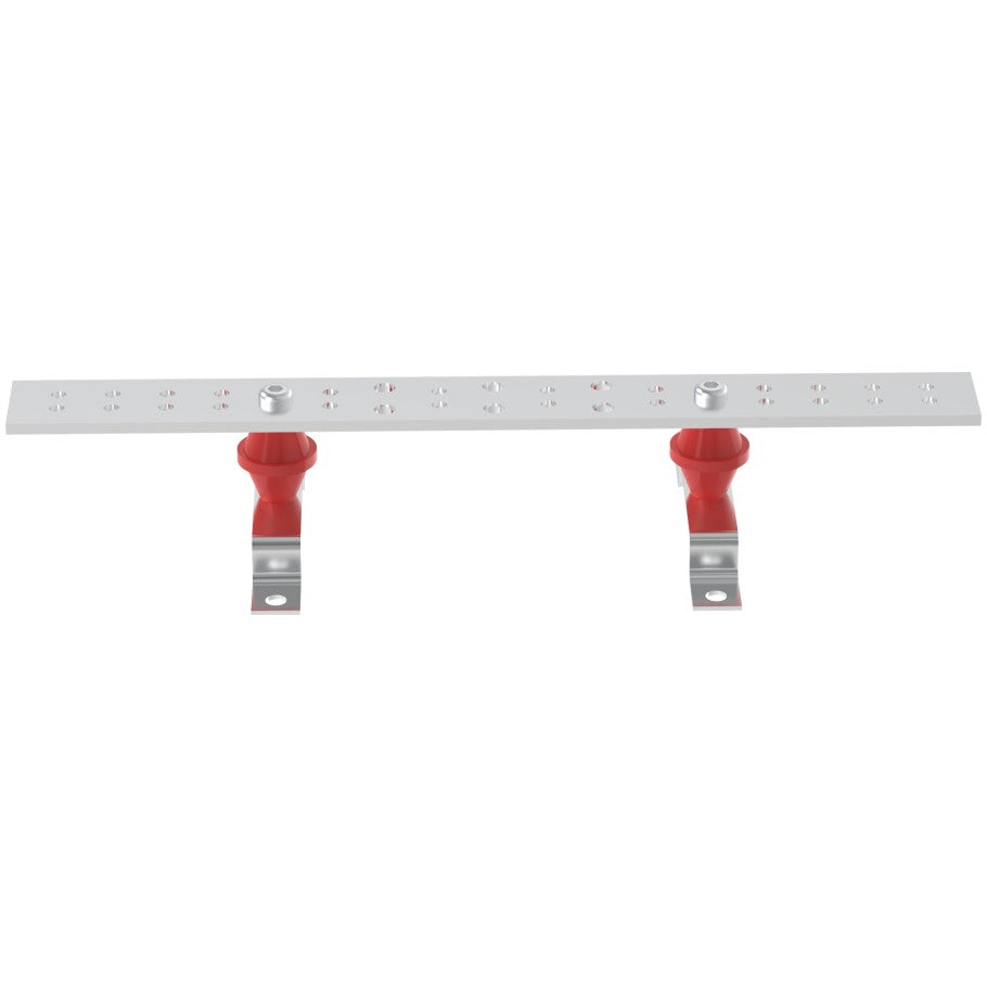 Telecommunication Ground Busbar, 2 in. w, 20 in. L