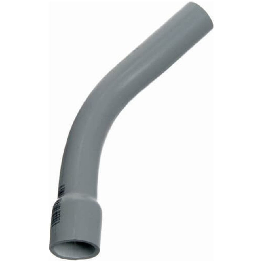 Carlon, Schedule 40 Elbow, PVC, 4 in. Trade, 4.5 in. O.D., 18.53 in., Gray