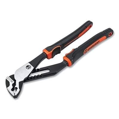 Z2 K9 V-Jaw Dual Material Tongue and Groove Plier, 8 in L, V-Jaw Jaw, 8 Adj, Carded, Straight Handle