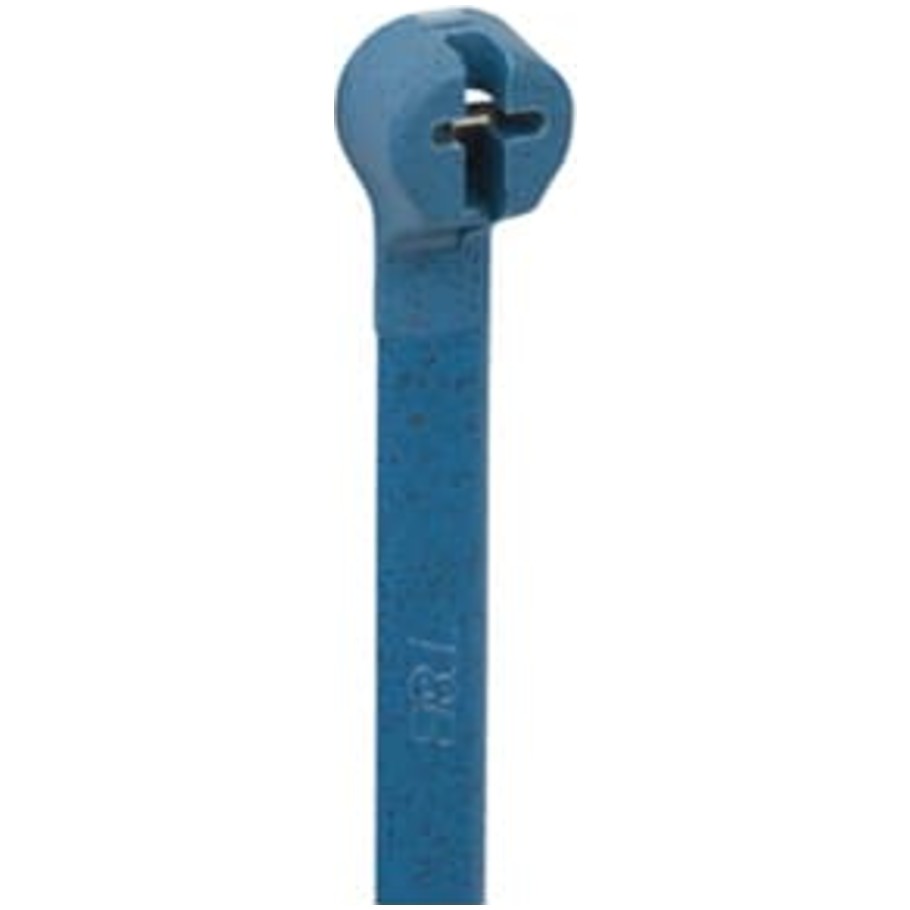 7.31 L x 0.19 in. W Blue Nylon 6.6 Ty Rap Detectable Cable Ties