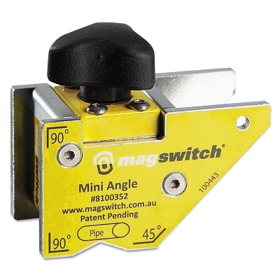 Mini Angle Welding Magnet, 80 lb Capacity
