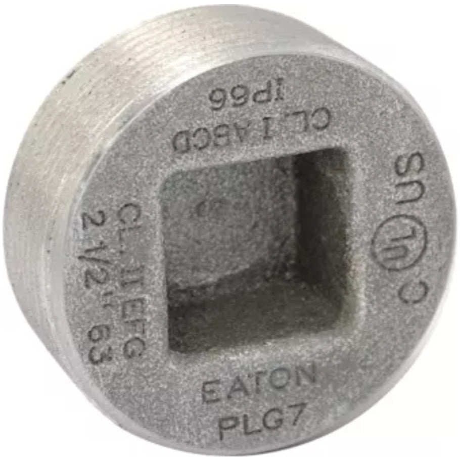 3 Inch Gray Iron Alloy Explosion-Proof Recessed Head Conduit Plug