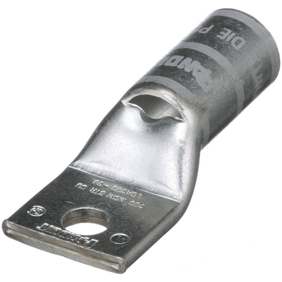 One-Hole Standard Barrel Lug with Inspection Window, 3/8 in., 300 kcmil