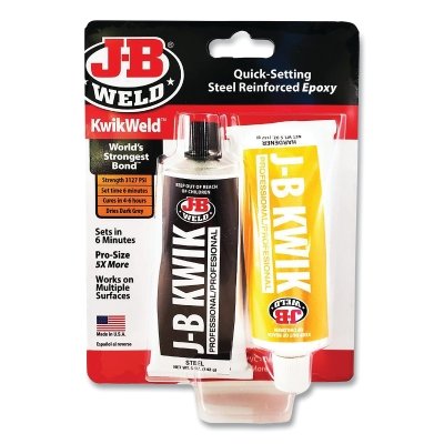 Kwikweld Two-Part Epoxy Cold Weld System, 10 oz