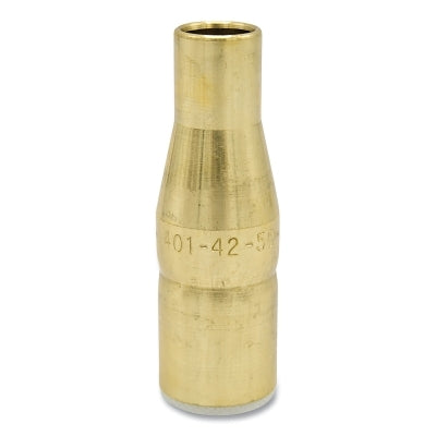 Air-Cooled Bore Nozzle, Standard-Duty, Slip-On, 1/2 in Bore, 1/8 in Recess, Bottleneck, Brass