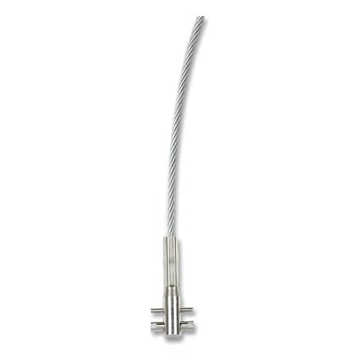 3M 6104035 Lad-Saf Swaged Cable, Galvanized Steel, 3/8 in W, 35 ft L, 7 x 19 Cable Strand