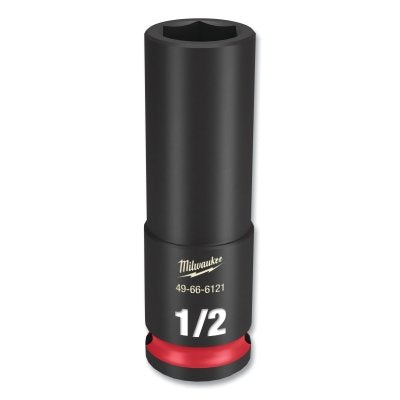 SHOCKWAVE Impact Duty Socket, 3/8 in Dr, 6-point, 1/2 in Tip, Deep Length