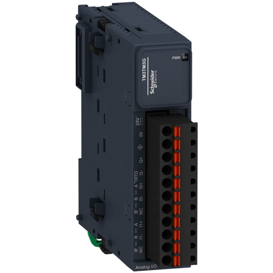Input/Output Analog Module, 24V dc, 2 Input Number, 12 Bits, Resistive Load, 20 mV Output Ripple, 90 H x 23.6 W x 70 mm D