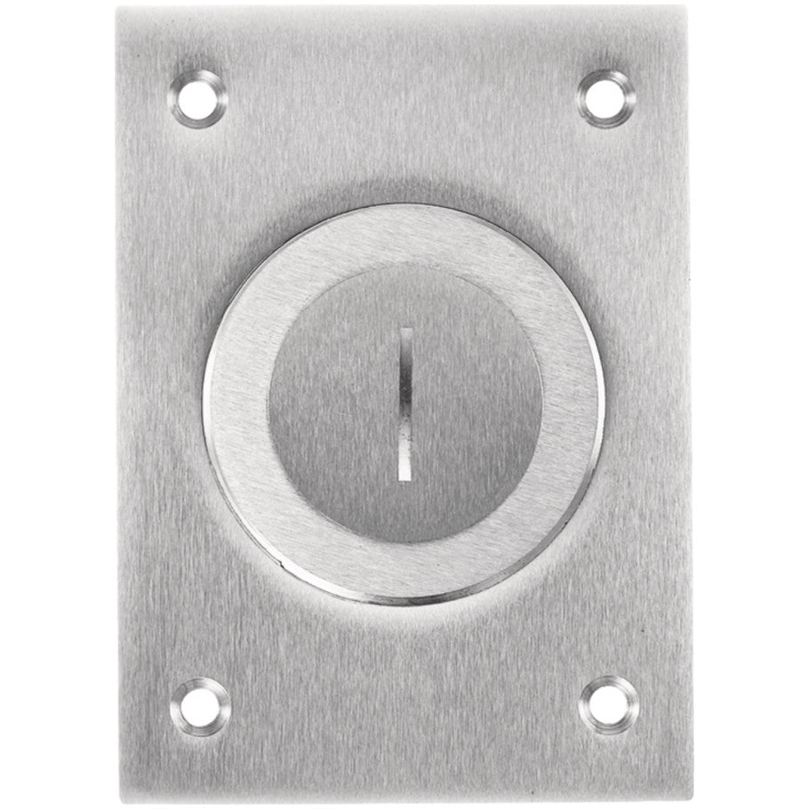 Floor Box Cover, Aluminum, 4.15 in. x 2.99 in., (1) 2-1/8 in. x 1 in. Combination Screw Lid