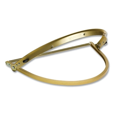Face Shield Bracket, Aluminum, Used with 911C/C30/S51/S61/S62 Hard Hats, Gold