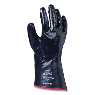 7199NC General Purpose Gloves, Gauntlet, 10, Black