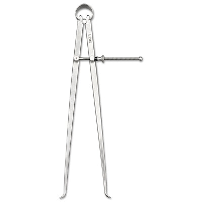 73 Series Inside Caliper, 12 in, Yankee Spring, Solid Nut, Flat Leg