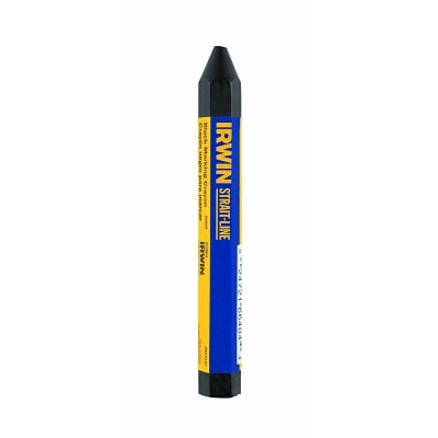 Lumber Crayons, 4 1/2 in, Black, Bulk
