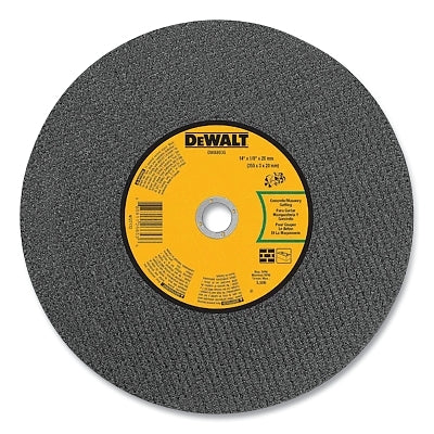 High Speed Wheel, 14 in dia, 20 mm dia Arbor, 24 Grit, 5500 RPM, Concrete Cutting