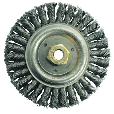 Dually Stringer Bead Wheel, 6 in dia x 1/2 in Face W x 5/8 in-11 UNC x 0.023 in, 12500 RPM, 5 EA/BX