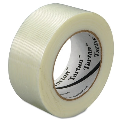 3M 021200-86521 Filament Tape 8934, 48 mm W, 55 m L, 100 lb, Transparent
