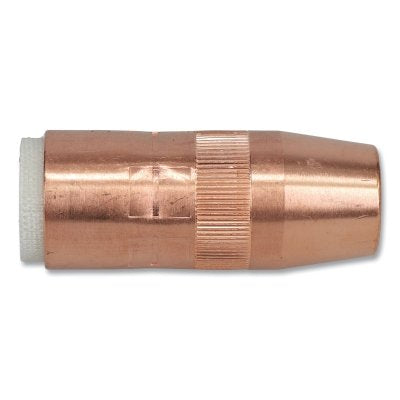 Centerfire Style MIG Gun Nozzle, 5/8 in Bore, 1/4 in Recess, Copper