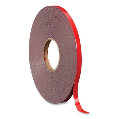 3M 021200-56314 VHB Tape, 4646, 1 in W, 36 yd L, 25 mil thick, Dark Gray