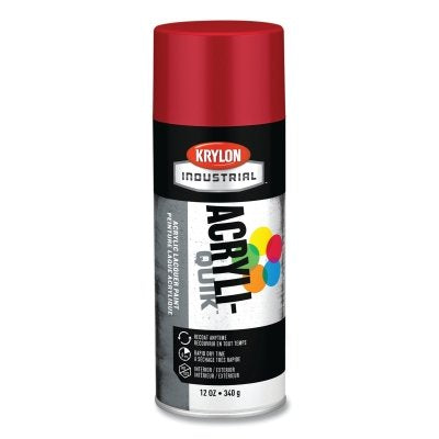 ACRYLI-QUIK Acrylic Lacquer Paint, 12 oz, Banner Red, Gloss
