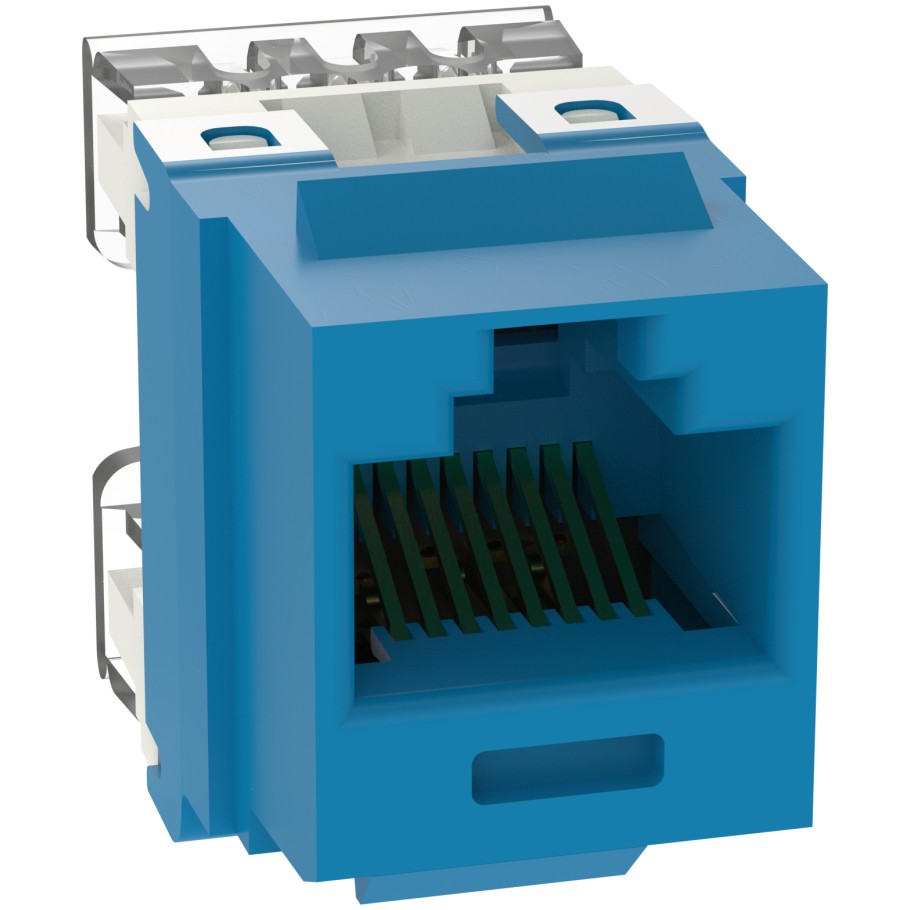 NetKey Category 5e Component-Rated Punchdown Jack Module, Blue