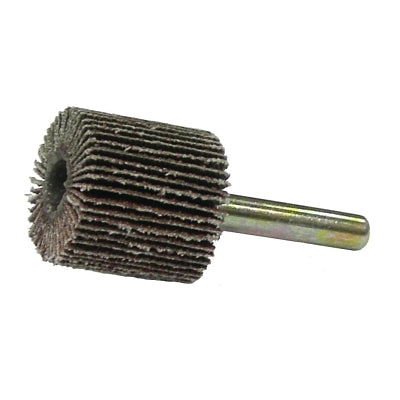 Tiger Mounted Flap Wheel, 1 in dia x 1 in W, 80 Grit, 30000 RPM