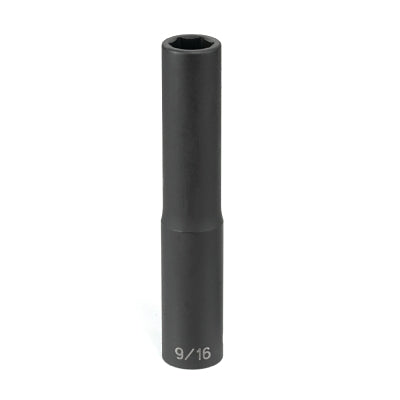 Impact Socket, 1/2 in Drive Size, 3/4 in Socket Size, Hex, 6-point, Extra-Deep Length