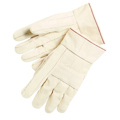 Hot Mill Gloves, Large, Natural, 24 oz Cotton, Recycled Liner