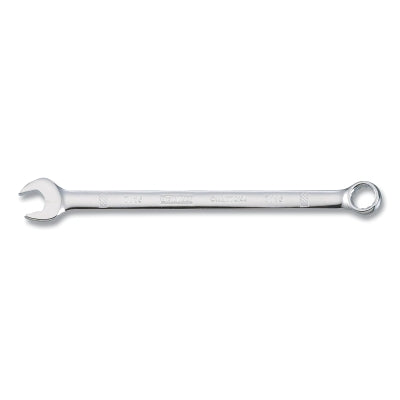 Combination Wrench, 7/16 in, 5-25/32 in OAL, 12-point, Full Polish Chrome