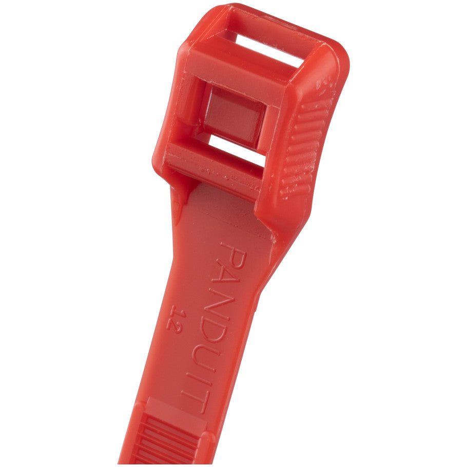 Cable Ties, Nylon, Light-Heavy Duty, 15.3 in L, 4.53 in. Capacity, 124 lb. Strength, Red, ,