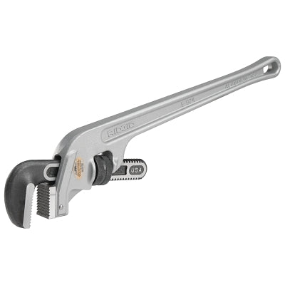 Aluminum End Pipe Wrench, E924, 24 in L, 3 in Pipe Capacity