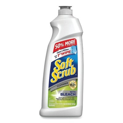 Soft Scrub Bleach Cleanser, 36 oz, Bottle, Bleach