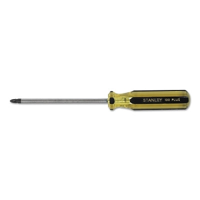 100 Plus Phillips Tip Screwdriver, 11" Long, Tip Size #3, 5/16" Shank Dia