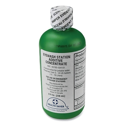 Emergency Eyewash Station Concentrate Additive, 8 oz Bottle