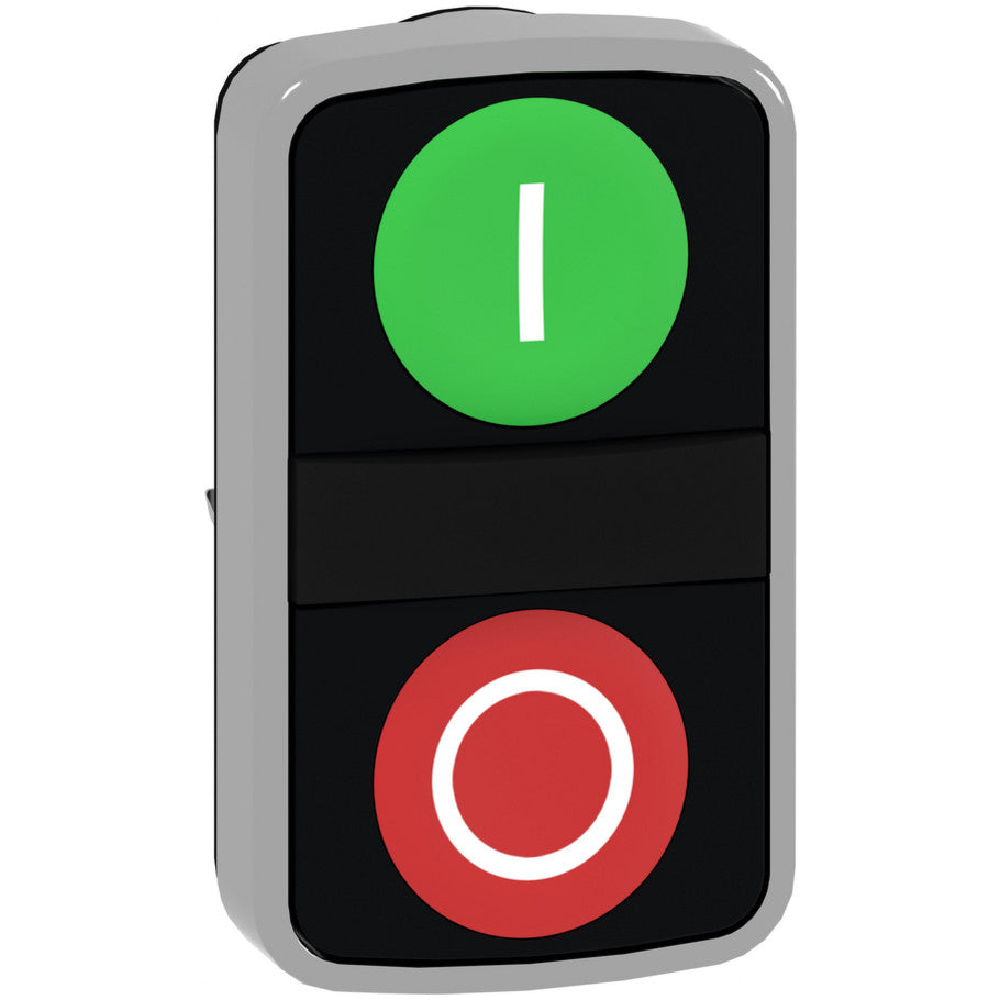 Head Only, Double-Headed Pushbuttons, Flush Black Pushes