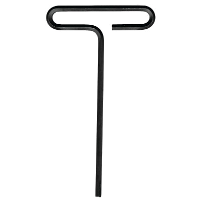 Individual Standard Grip Hex T-Keys, 1/4 in, 9 in Long, Black Oxide