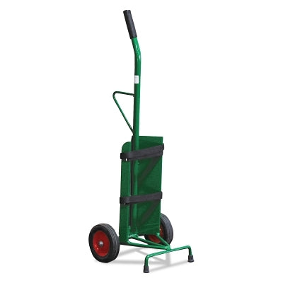 UCT Series Cart, Holds 1 Cylinder, 7-1/2 in dia, 6 in Semi-Pneumatic Wheels