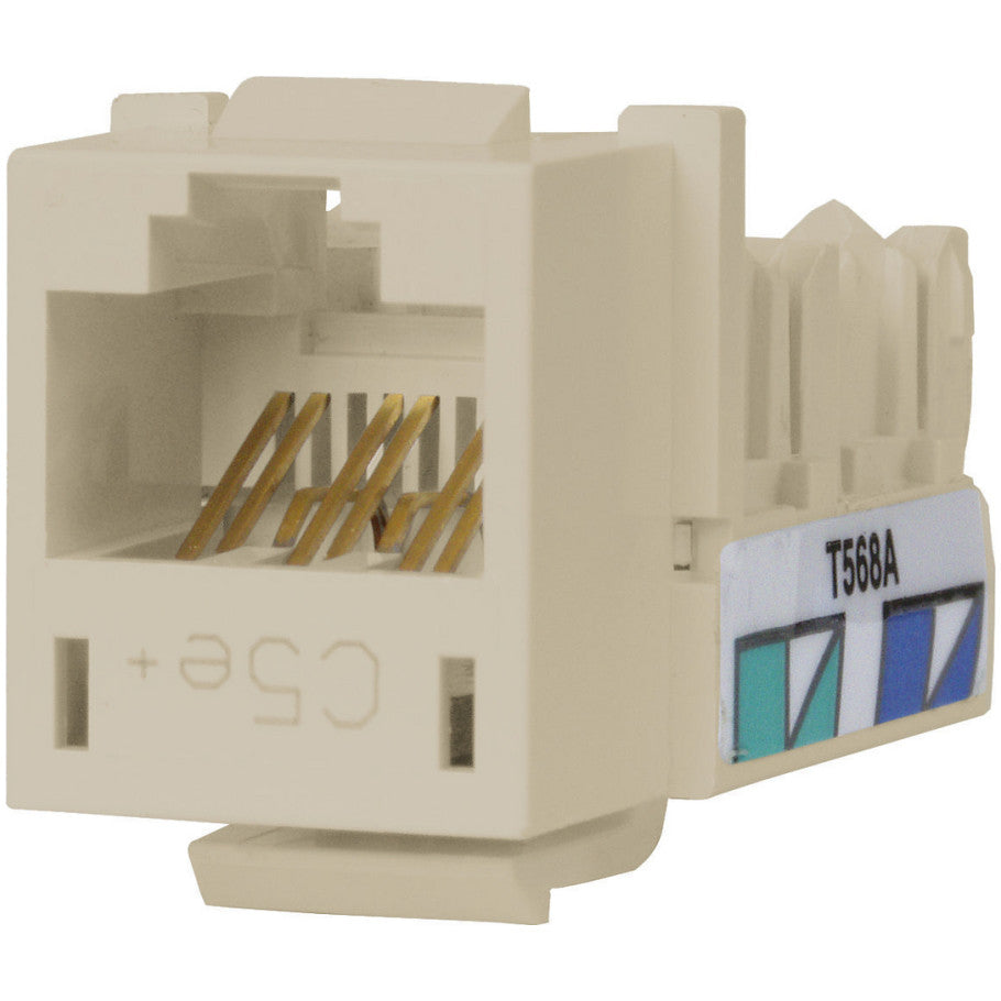 Xcelerator Cat 5e Keystone Jack, Office White