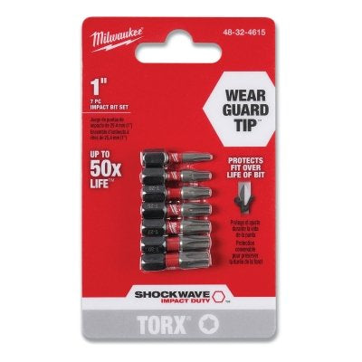 Shockwave Torx Insert Bit Set, 7 pc