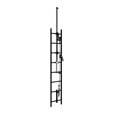 3M 6116618 Lad-Saf Cable Vertical Safety System Bracketry, Telescoping SPA Extension, 4 User, Galvanized Steel