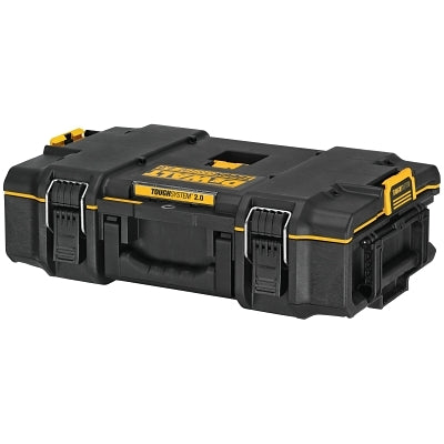 ToughSystem 2.0 Toolbox, 110 lb, 21.25 in W x 14.62 in D x 7.02 in H, Plastic, Black/Yellow